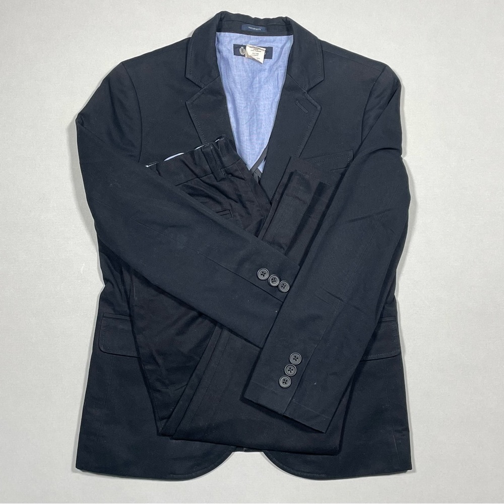 Boys Thompson Crewcuts size 10 Black Suit